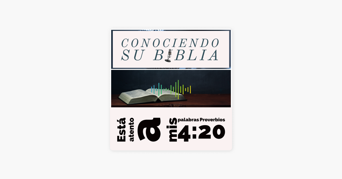 Conociendo Su Biblia C Mo Entender La Biblia Parte I En Apple Podcasts