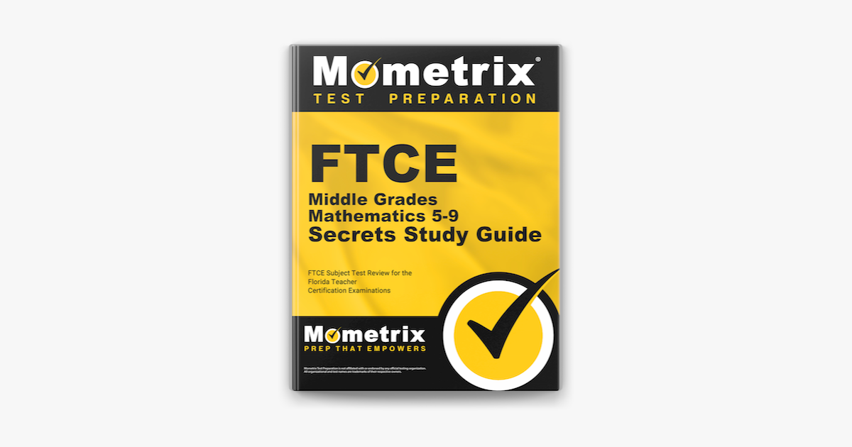 Ftce Middle Grades Mathematics Secrets Study Guide On Apple Books