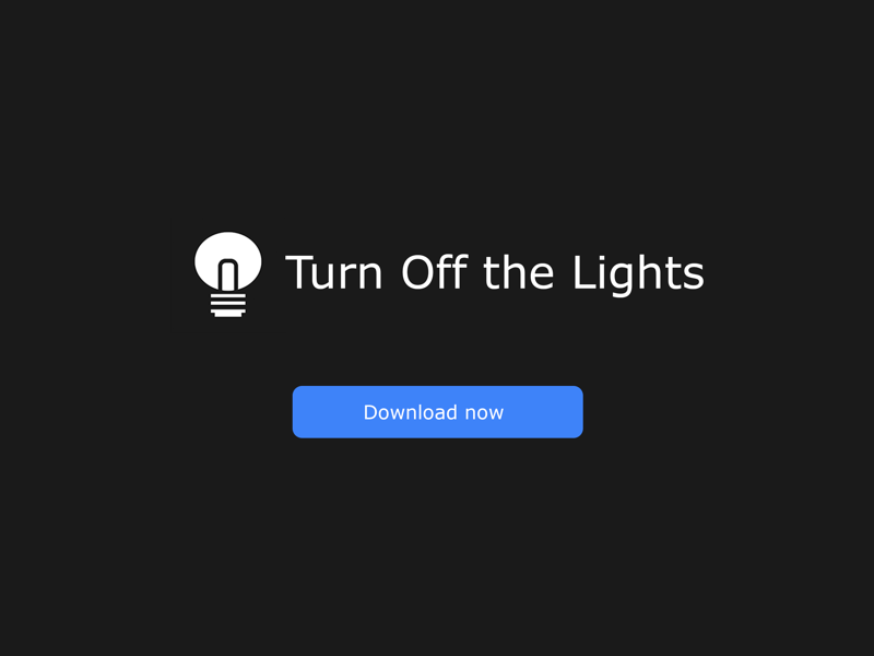 turn off the lights for mobile