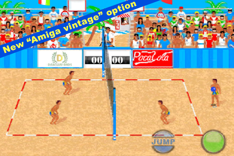 over the net beach volleyball