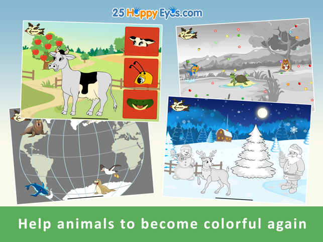 ‎Joyful Animals Game for Kids Screenshot