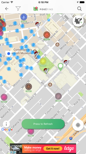 PokéFind - IV & CP Calculator and Map for Poké GO Screenshot