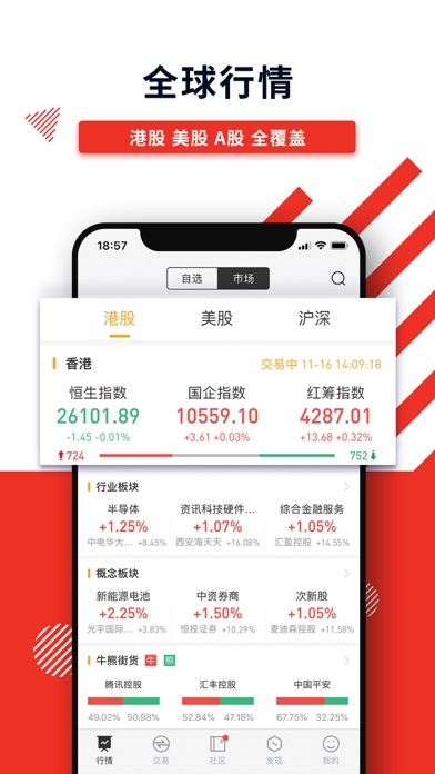 华盛通-港股美股开户证券交易平台 app 截图