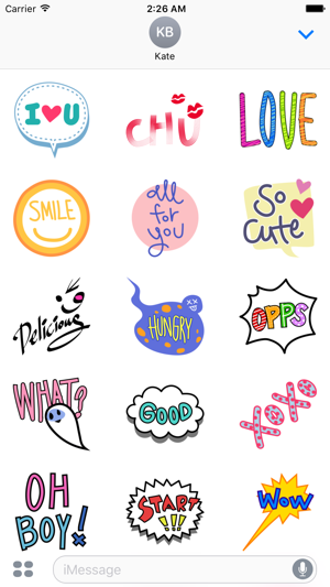 ‎Animated Lingo Stickers Screenshot