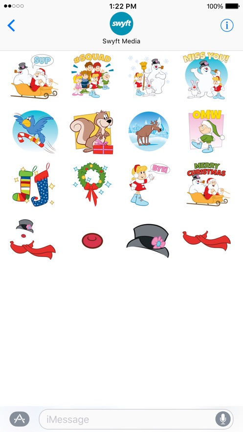 frosty the snowman stickers