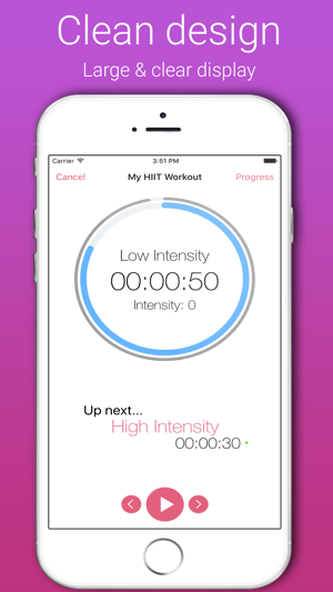 ‎TimeMe Pro-Exercise Interval timer for HIIT/Tabata Screenshot