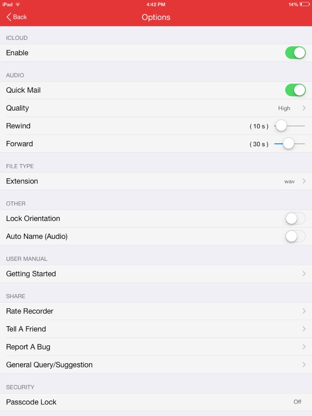 Recorder Pro: Audio Manager Screenshot