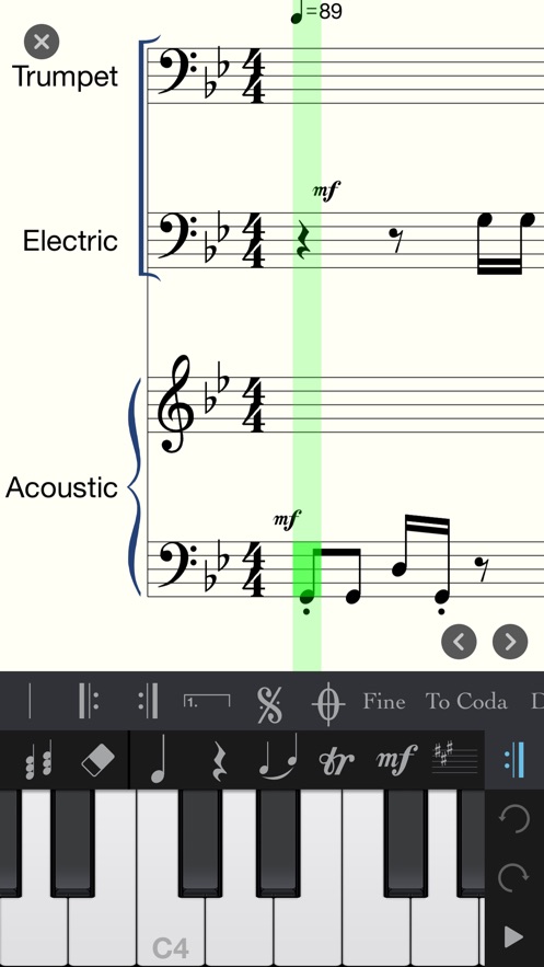 钢琴  - 五线谱钢琴谱乐谱作曲 app 截图
