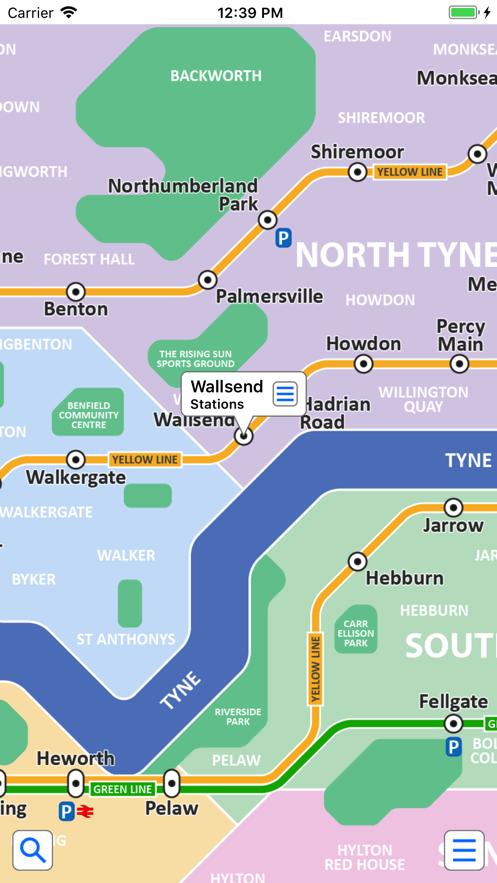 tyne and wear metro by zuti