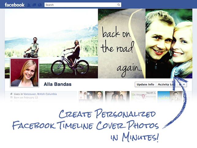 ‎封面照製作器 專業版 - Design and create your own custom Facebook Timeline profile page covers that reflects your personality! Screenshot