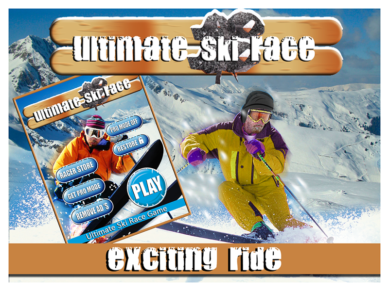 ultimate ski race free :down hill slipstream mountain challenge