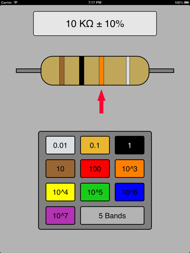 ‎Resistor CAL Ω Screenshot