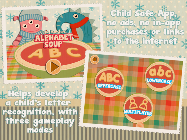 ‎Cutie Monsters - Alphabet Soup Screenshot