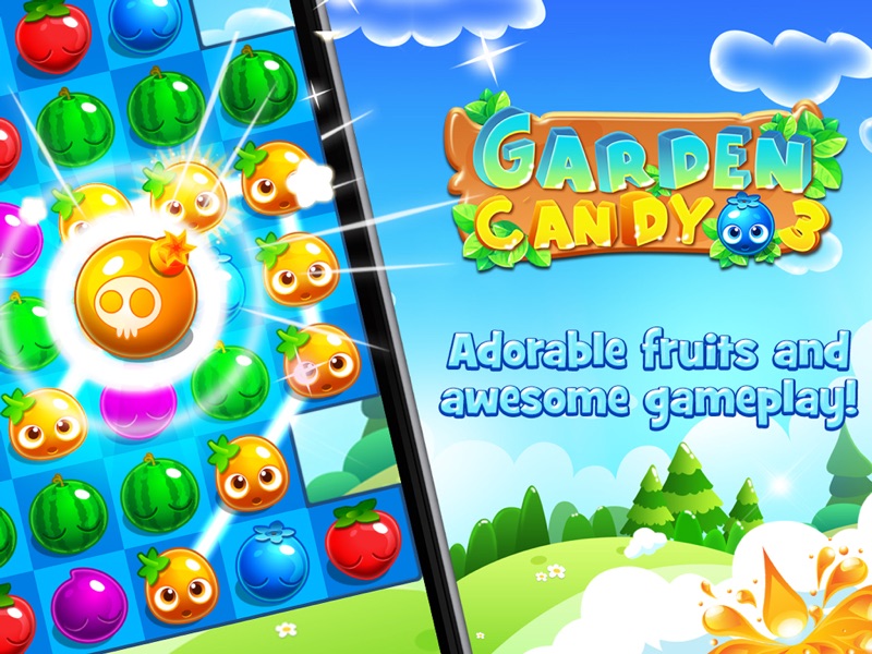 fruit splash flower blossom candy garden 3