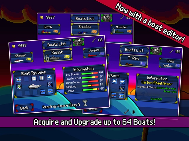 Pixel Boat Rush Screenshot