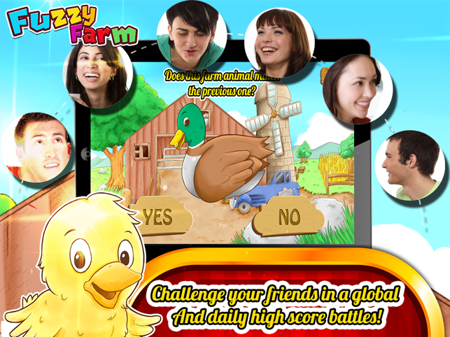 ‎Fuzzy Farm : Animal Matching Game, A Free Games for Kids Screenshot