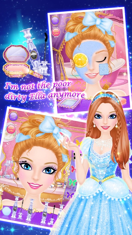 Princess Salon Cinderella Makeup Dressup Spa And Makeover Girls