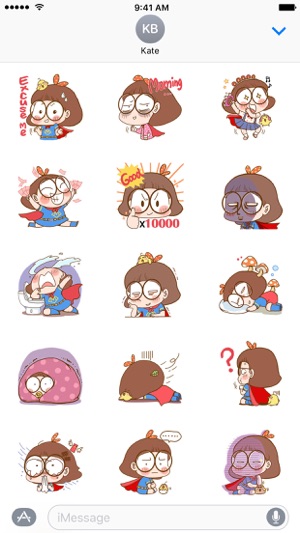 ‎Miss Bu − NHH Stickers Screenshot