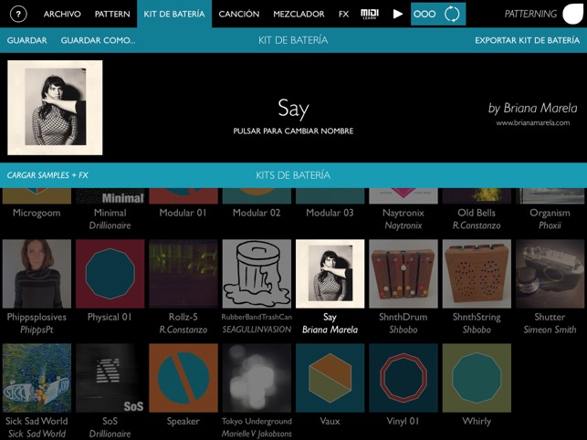 Patterning : Caja de ritmos Screenshot