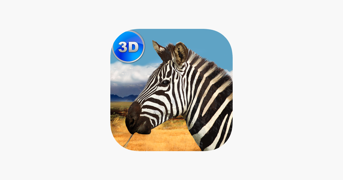 App Store에서 제공하는 Zebra Simulator 3D African Horse Survival