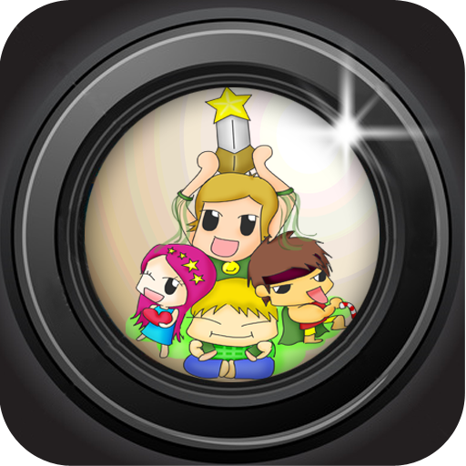 X'mas Mingle Camera Game/Card- Let's Fill the shape,Christmas icon