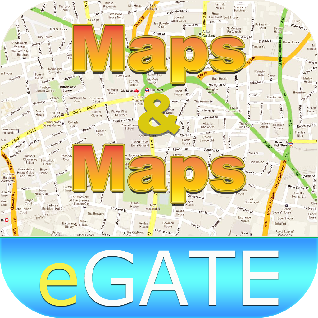 Maps with Directions, Street View, POI Search and GPS icon