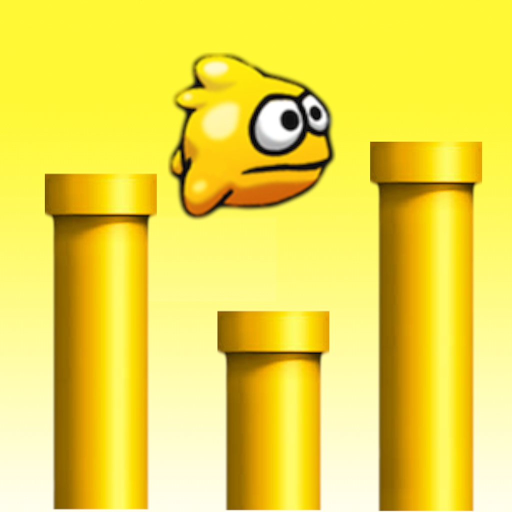 Angry Splashy Yellow Flyer Birds:Move and Sprint Through Pipe  tunnel & Tube in a Flappy Way icon