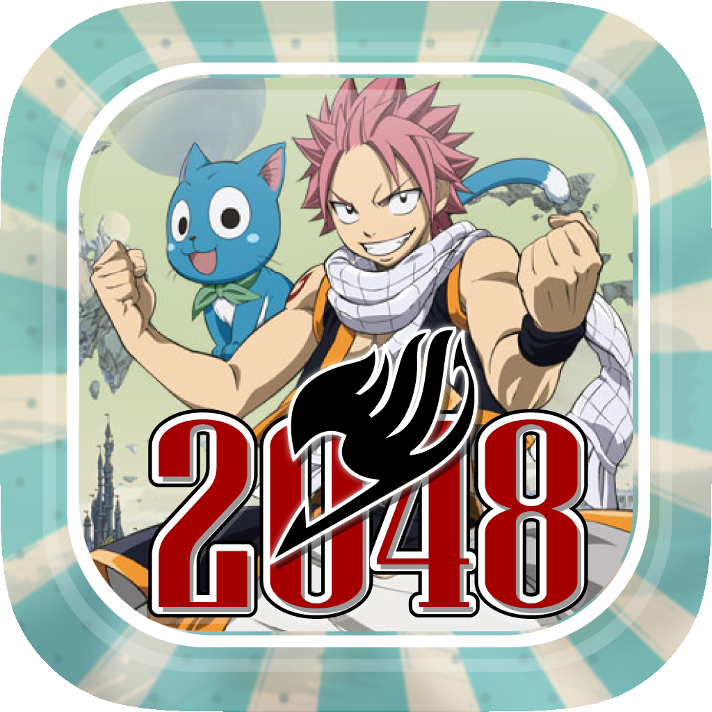 2048 Manga & Anime - “ Japanese Cartoon Puzzle For Fairy Tail Edition “ icon