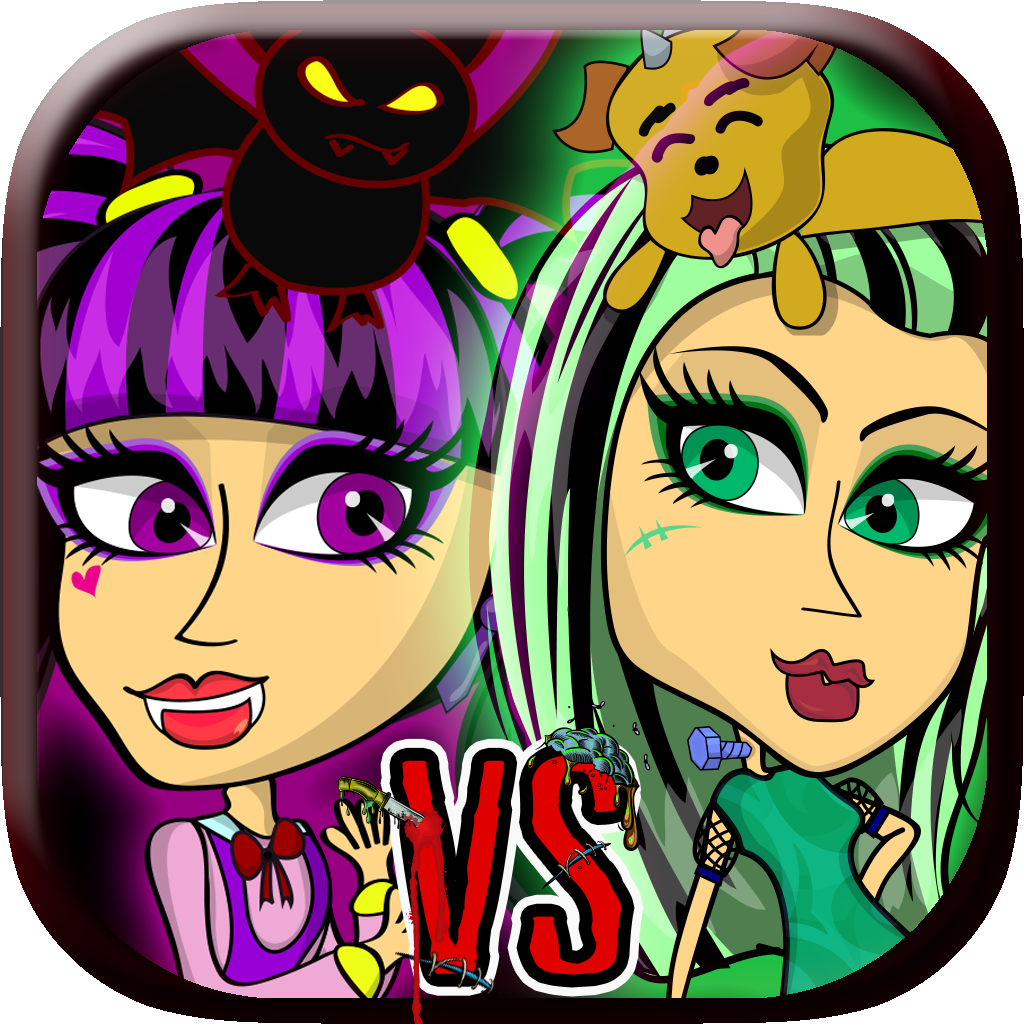 Monster Girls and Boys Gang Battle “The Zombies School Halloween Match Puzzle Edition”