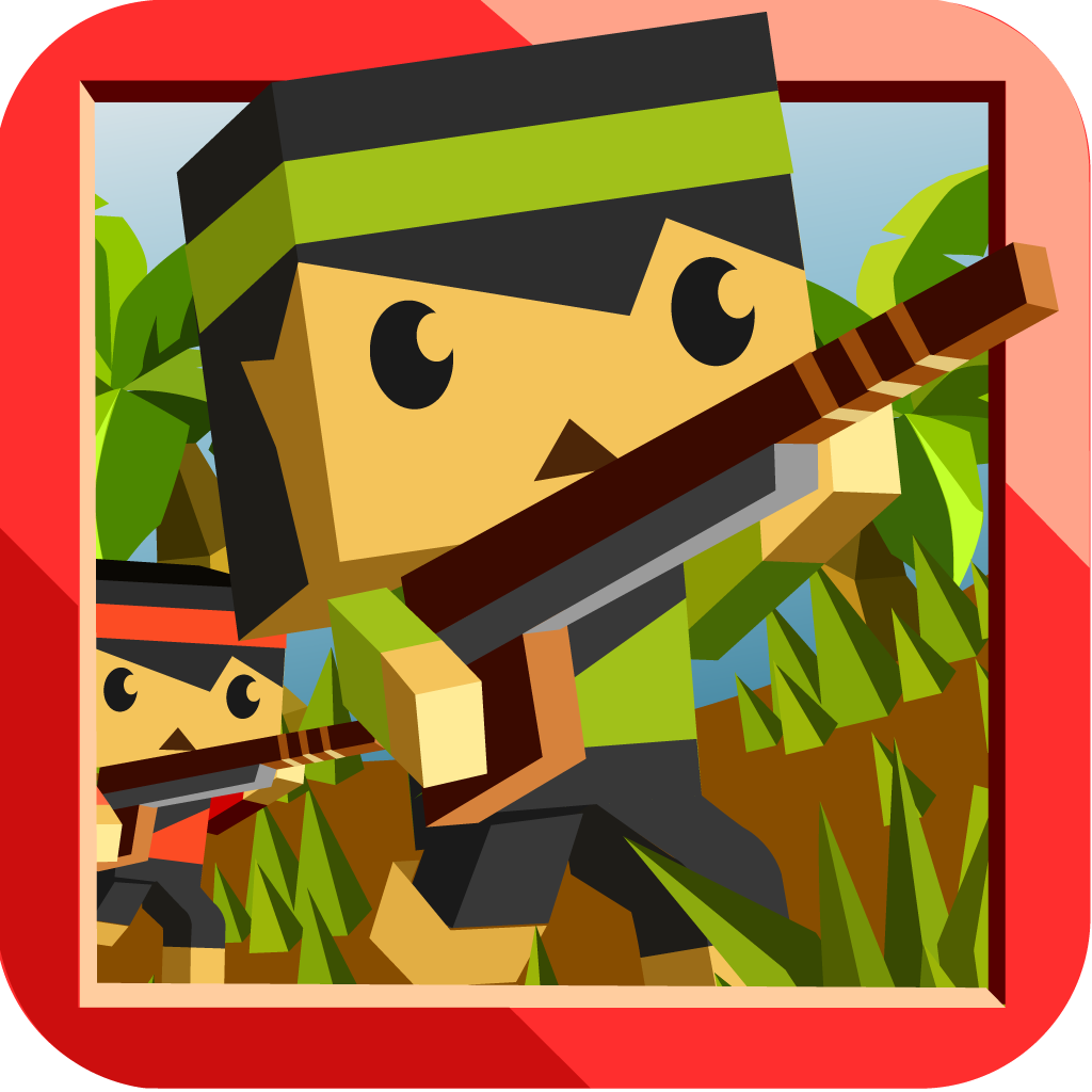 A Block Pixel Shooter - Assassin Shooting Survival War Games
