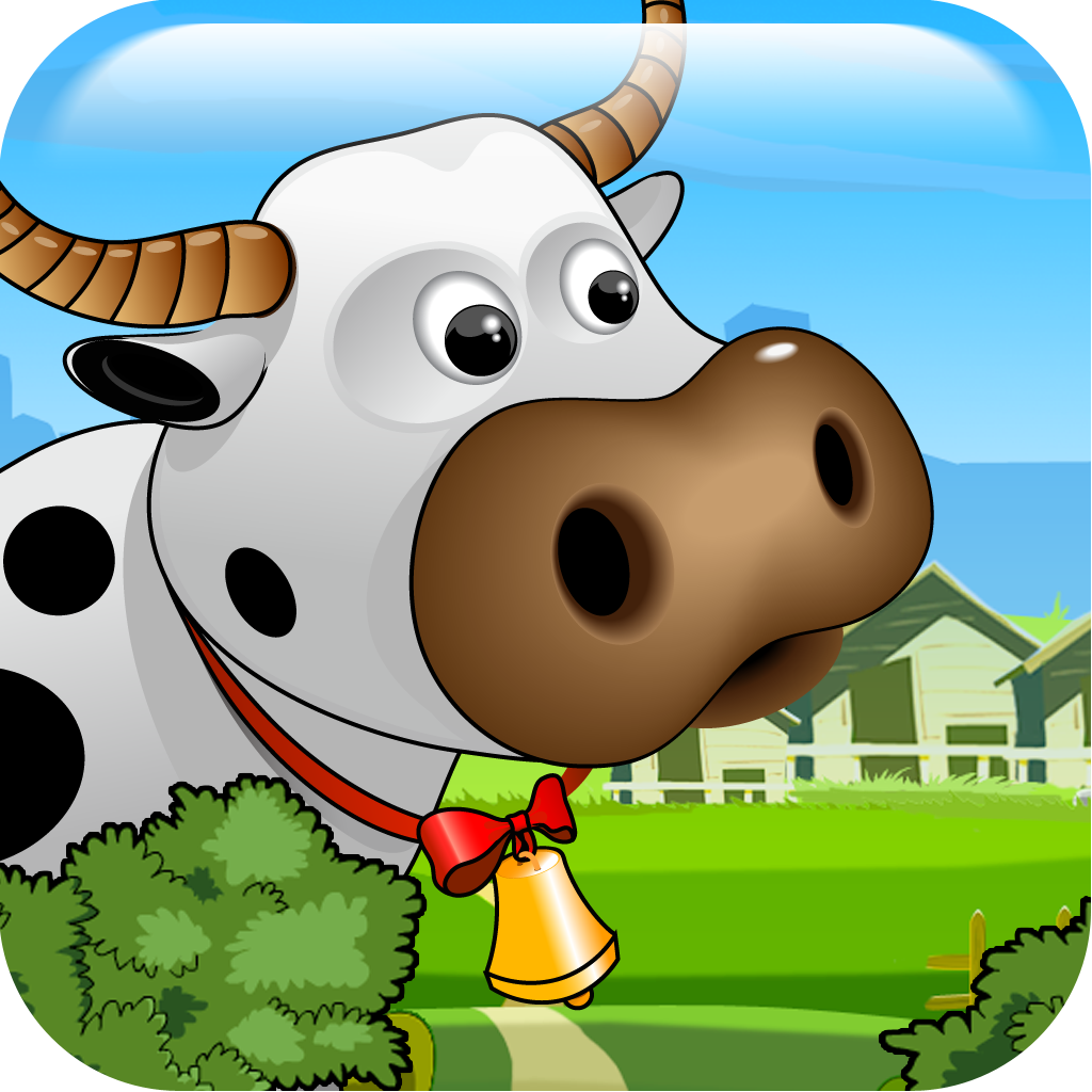 Farm Fun Frenzy - Help The Cow Hide From The Evil Cloud! icon