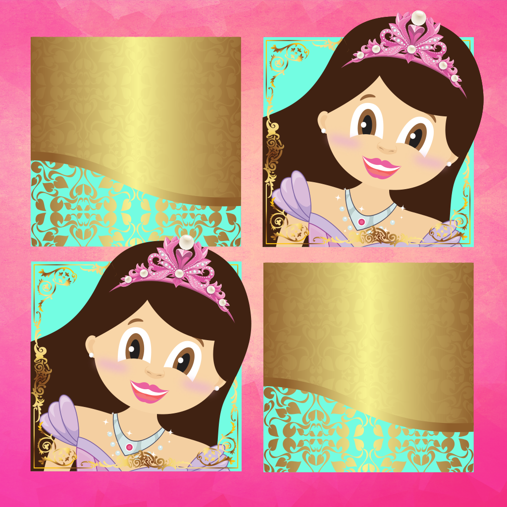 Play with a Princess - The 1st Memo Game for a toddler and a whippersnapper free icon