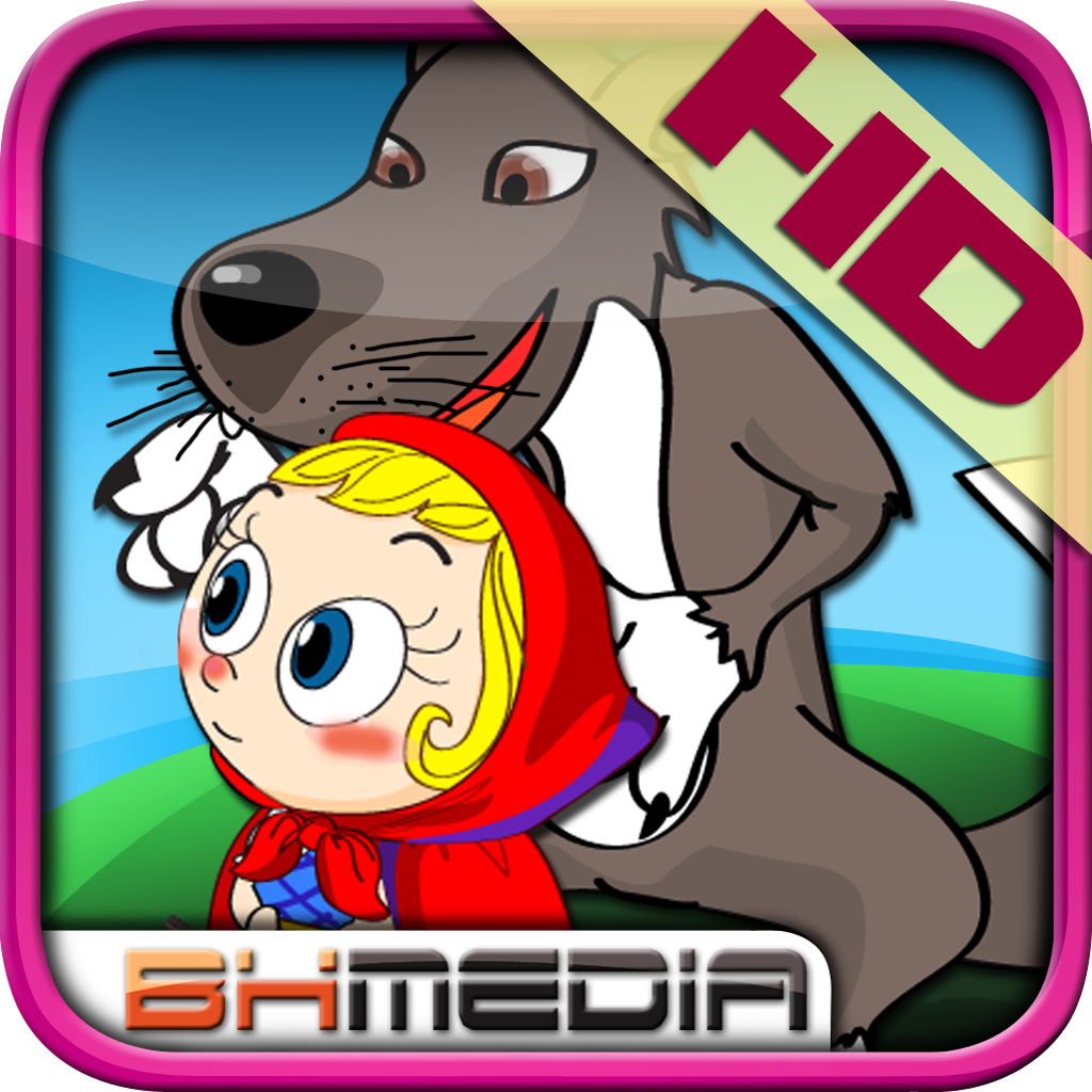 Little Red Riding Hood HD - amazing interactive story and games for kids, learning made fun icon