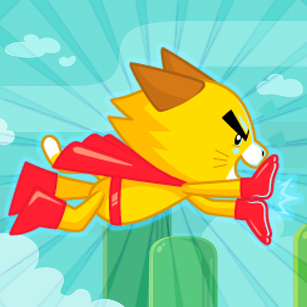Super Flying Cat - Fun Pet Adventure icon