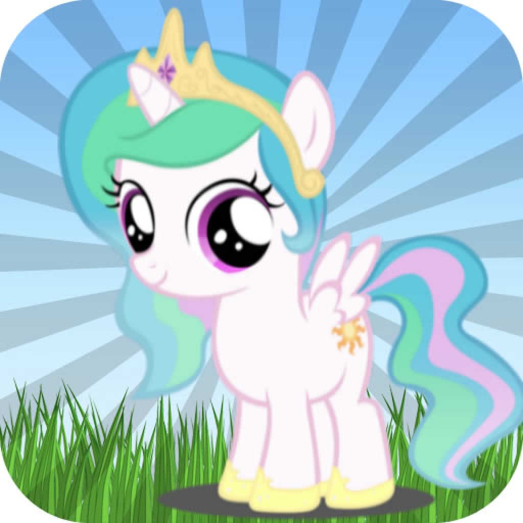 Little Pony Round Puzzles icon