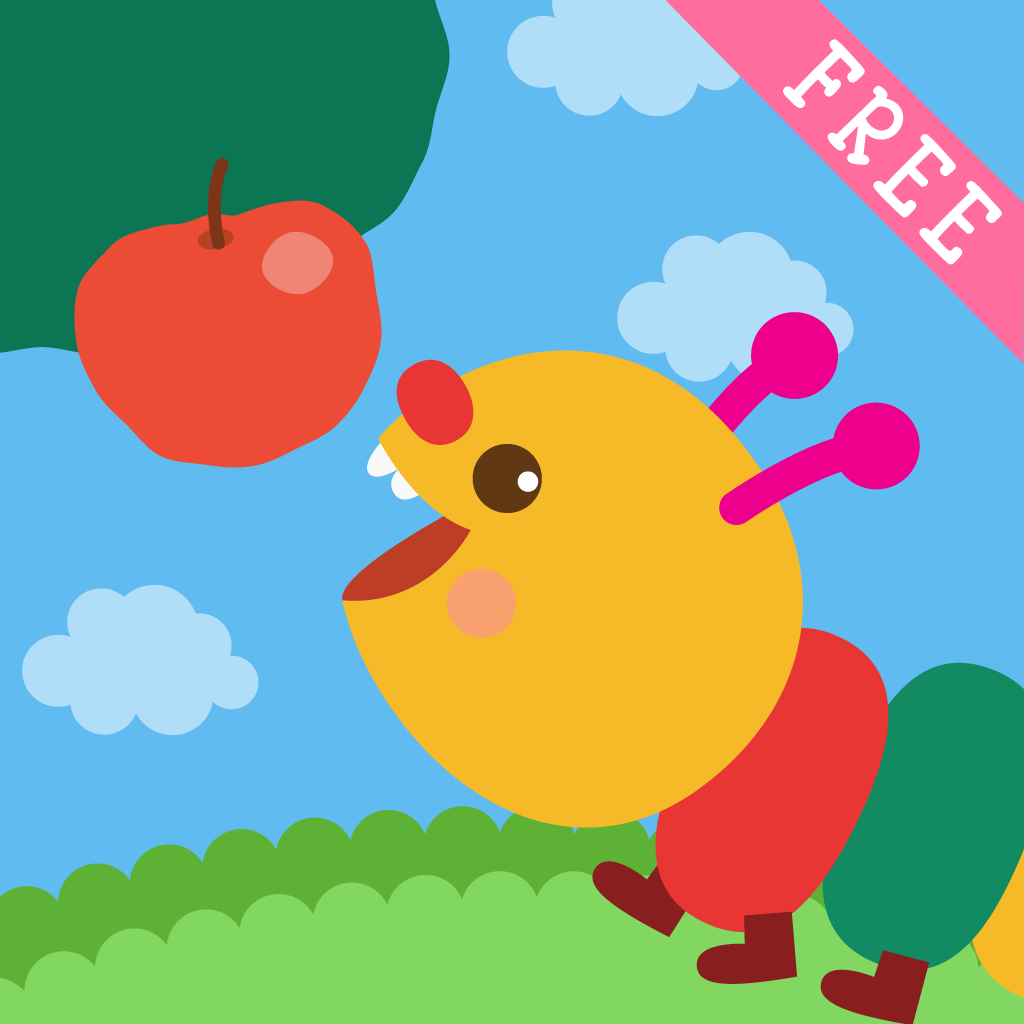 Hungry Caterpillar Free - Let's eat together! icon