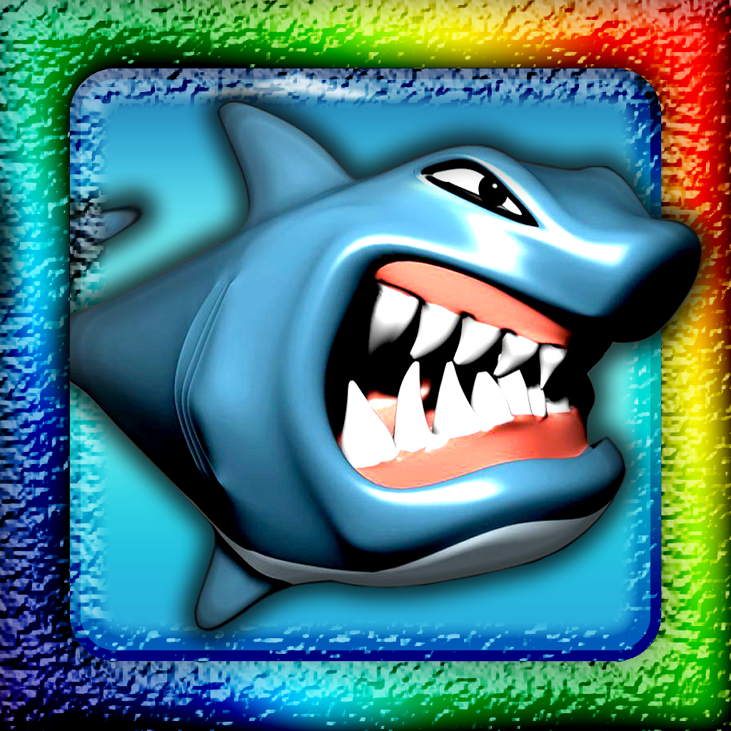 A greedy fish in the sea icon