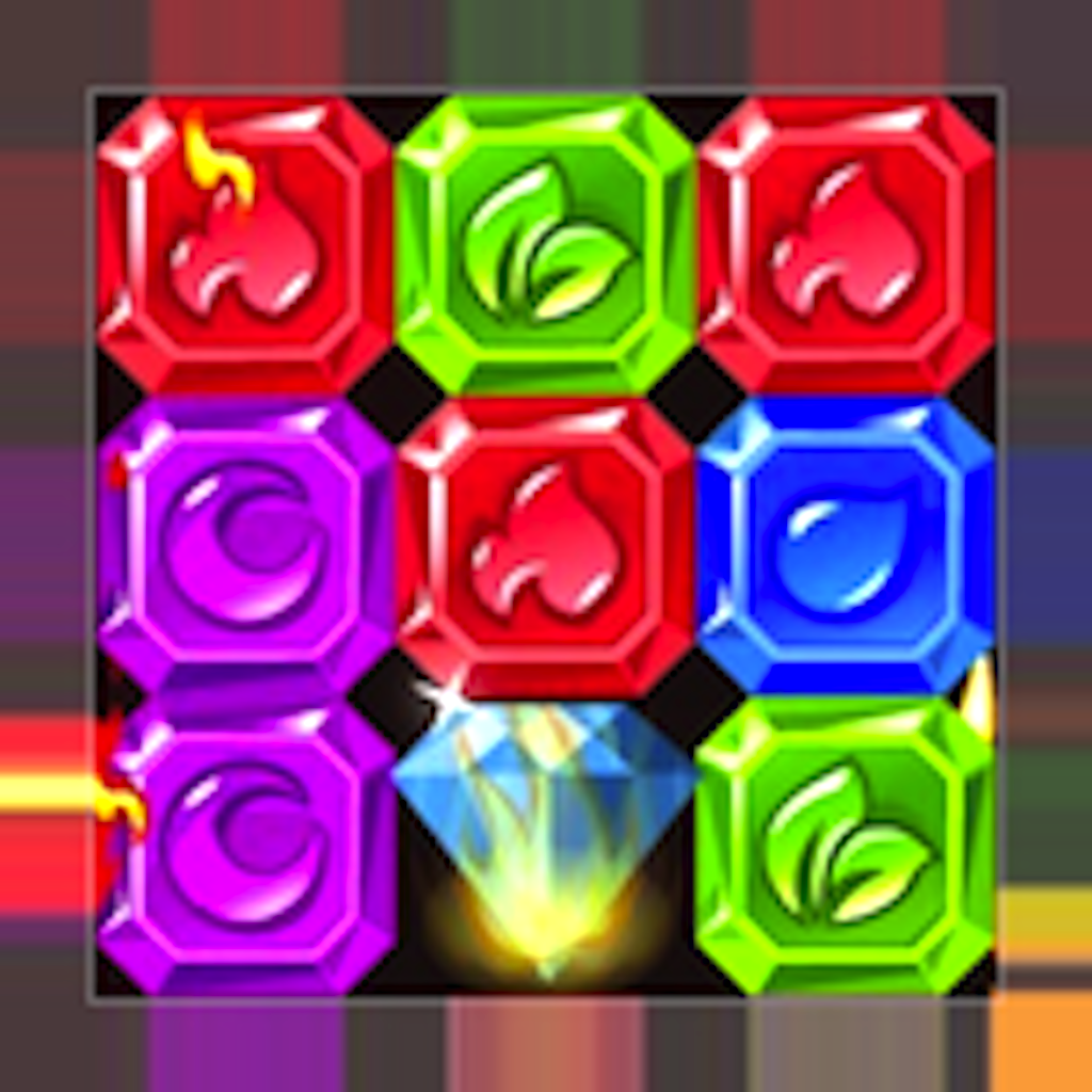 Jewel Gem Star Crush: Connect & Join Hexic Square Amber Perl