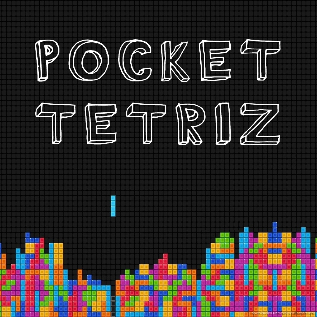 Pocket Tetriz in 2D, 3D, and ASCII icon