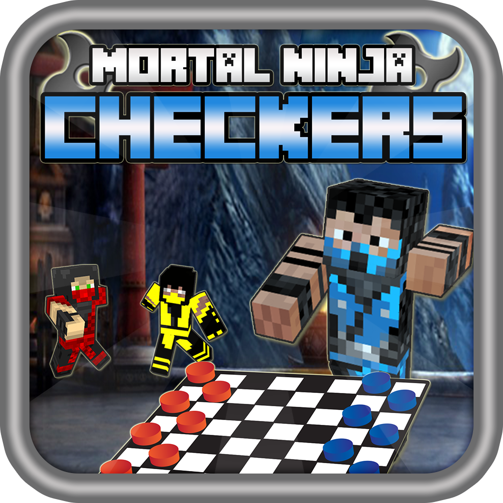 Mortal Ninja Hero Checkers - " Blocks Edition "