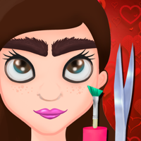 眉毛の美容院 - 女の子のためのクールな楽しいゲーム