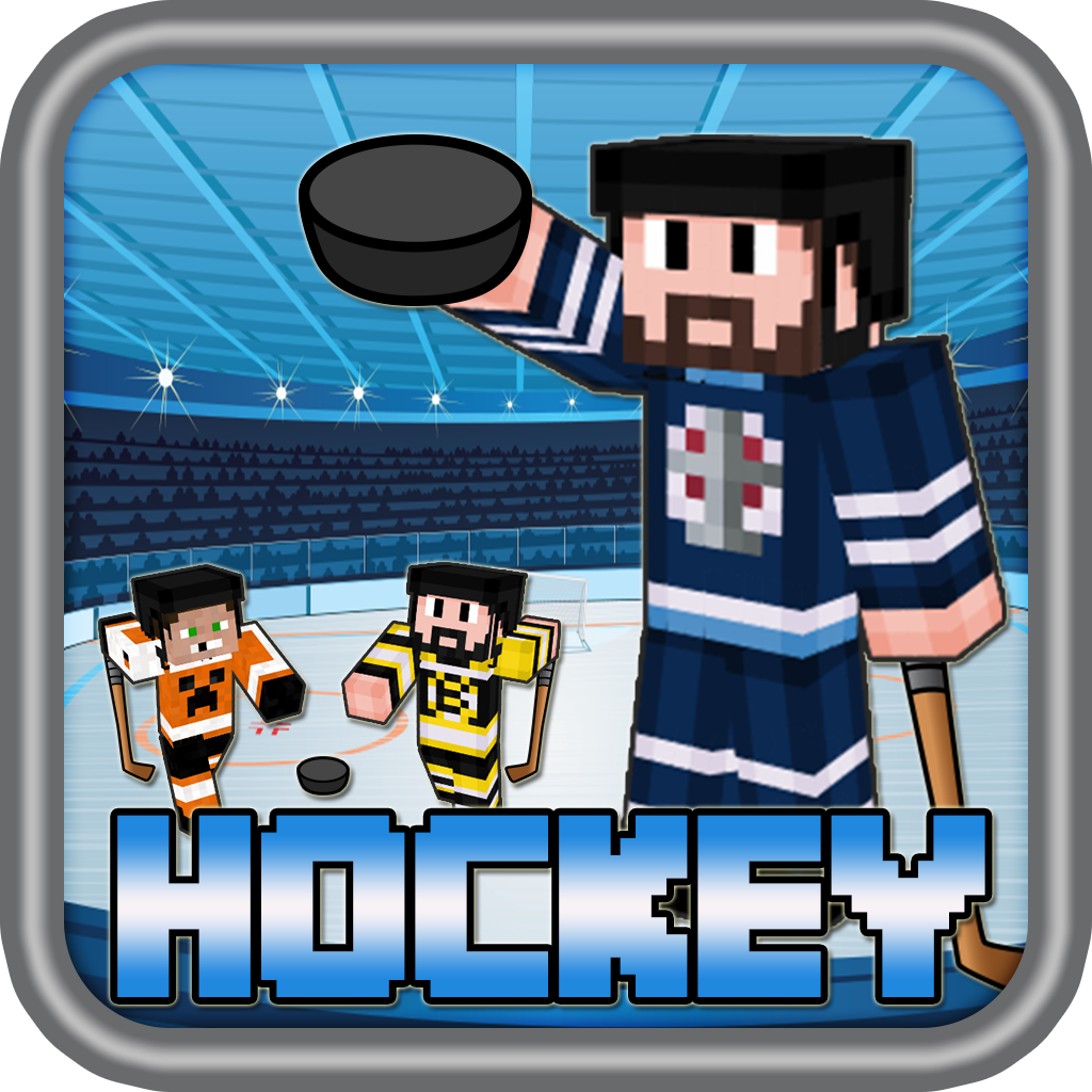 Hockey Hero Skin Finding NHL Puck Ball - Block Craft World Edition