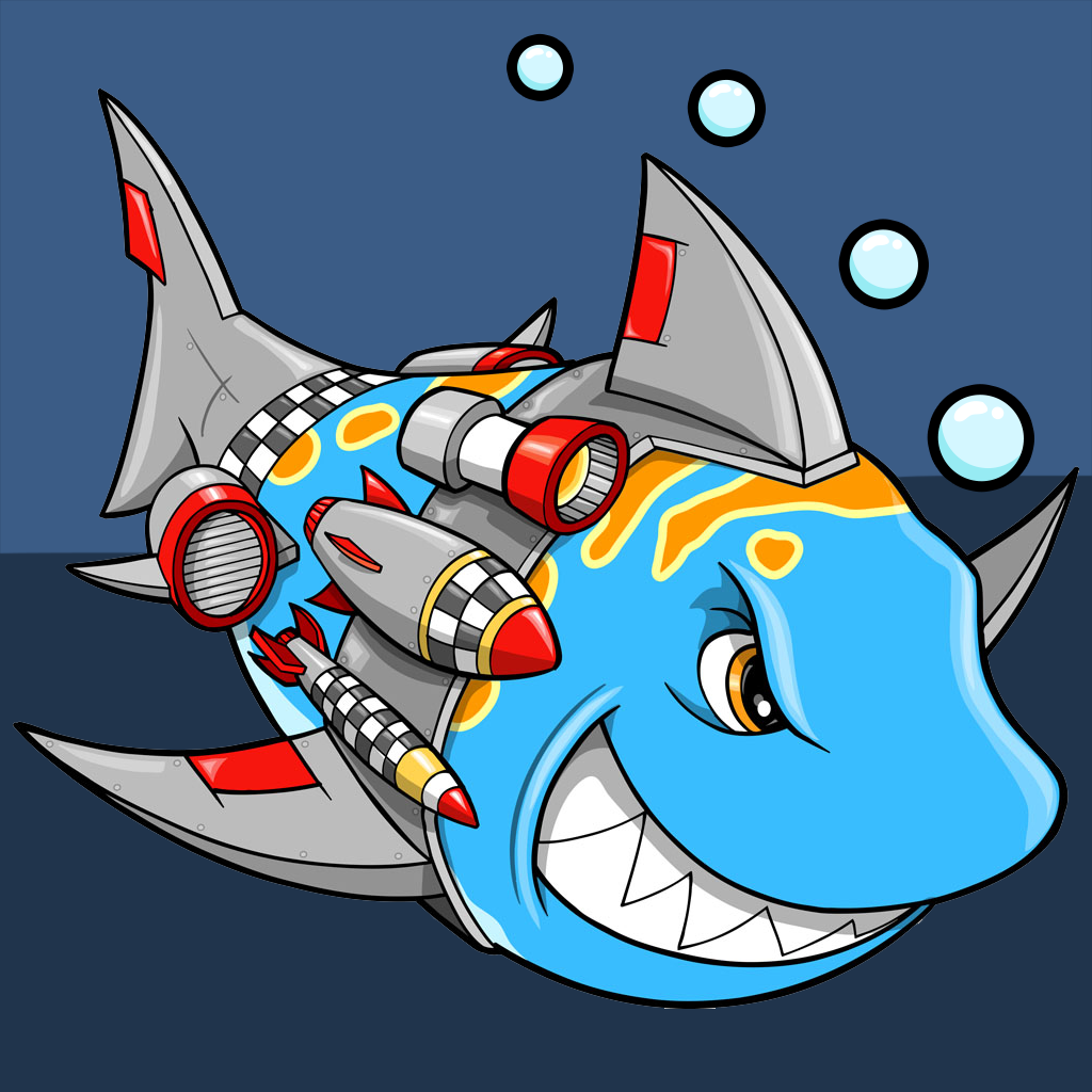 Escape from the sharks icon