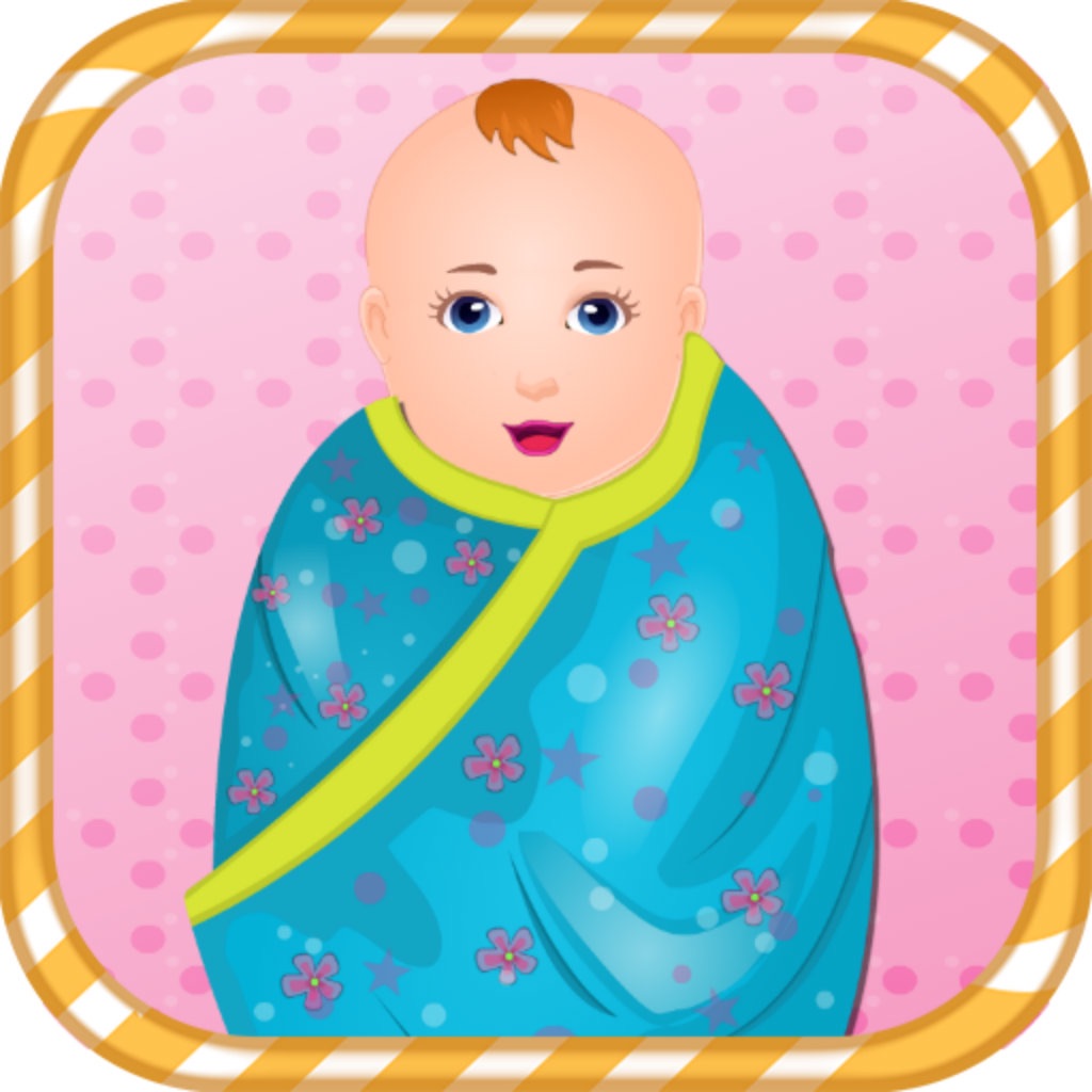 Cute Girl Giving Birth icon