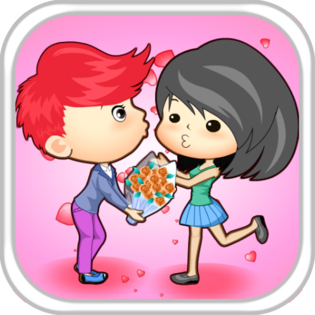 Valentine Sweethearts Kissing icon