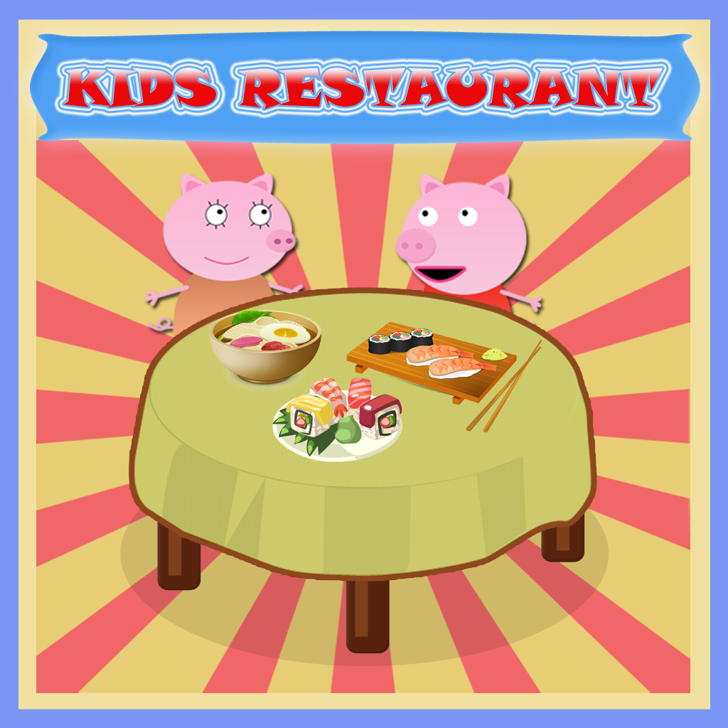 Kids Restaurant Game For Peppa Pig Edition icon
