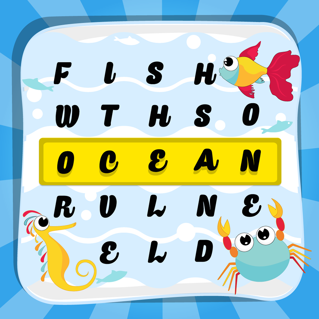 Word Search Ocean - “Under Water World & Sea Wordsearch Puzzle Games ” icon