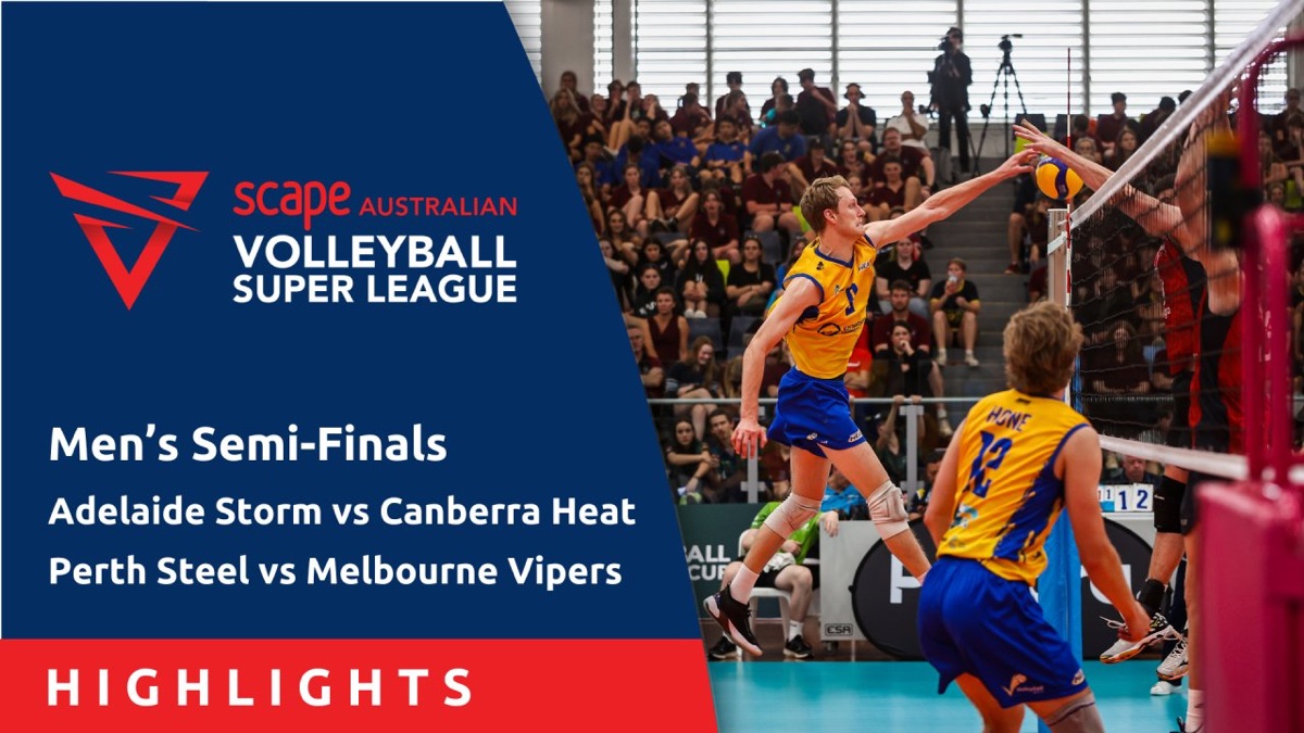 Mens Semi Finals Highlights Australian Volleyball Super League