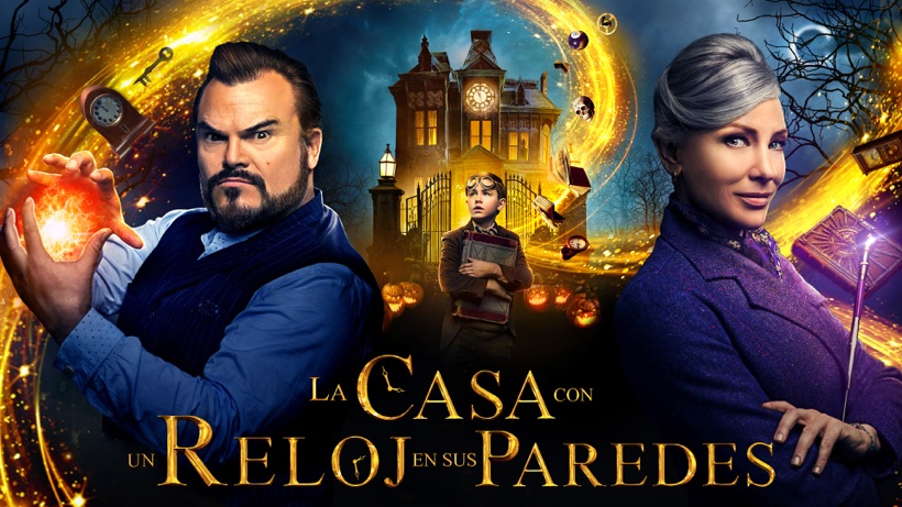 La casa con un reloj en sus paredes
