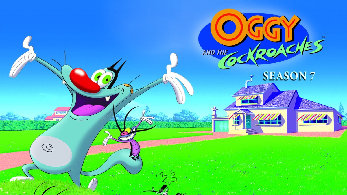 videos of oggy and cockroaches